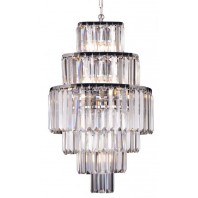 Lighting Inspiration-Celestial 6 Tier Pendant 9 Lt - Chrome